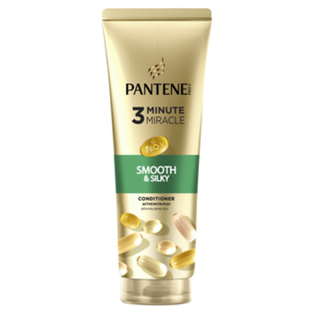 Pantene Pro-V Smooth & Sleek 3 Minute Miracle Odżywka 220 ml do włosów puszących się